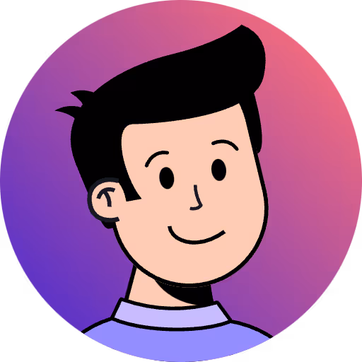 A smiling character image